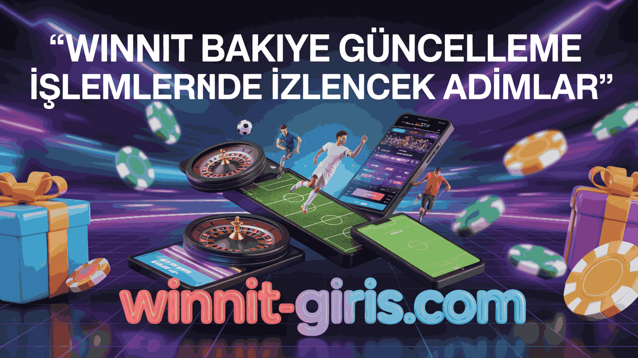 Winnit Bakiye Güncelleme İşlemlerinde İzlenecek Adımlar